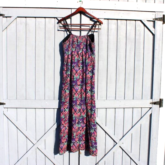 Xhilaration Boho Floral Maxi Dress โ Size XL โ Festival Y2K Vibes - Picture 4 of 7